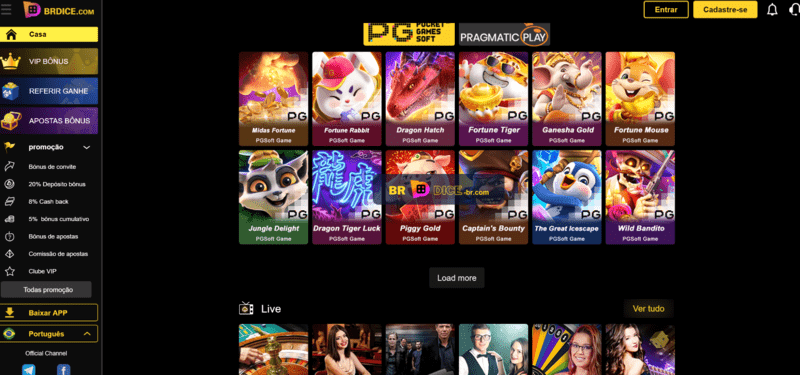 Slot pg soft porcentagem