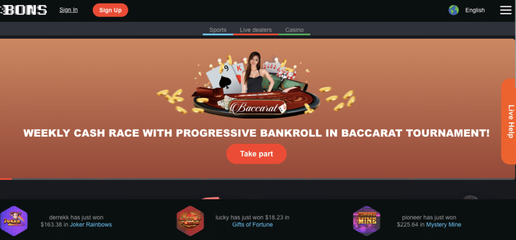 Virtual bets